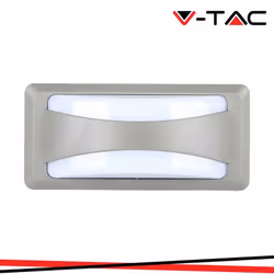 12W Lampada led da muro 6500K corpo grigio IP65 SKU: 218247 : VT: VT-8058 Specifiche tecniche : Informazione generale = :Tipo ...