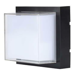 V-tac - Lampada led da Muro Quadrata 12W Colore Nero 3000K IP65