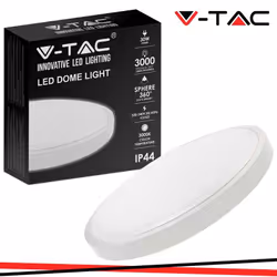 30W LED Dome Light rotondo Cornice bianca 6500K IP44 SKU: 7623 : VT: VT-8630 Caratteristiche del prodotto .80 % di consumo en ...