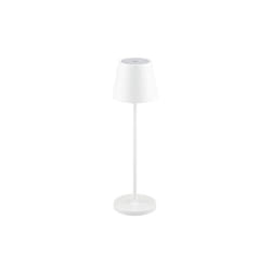 V-tac - Lampada led da Tavolo Senza Fili 2W Colore Bianco in Alluminio con caricatore Wireless e Touch Dimmerabile 3000K IP54