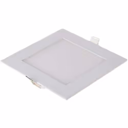 Mini Pannello a LED da incasso quadrato 18W luce bianco freddo 6400K + alimentatore (Driver) Mod. 214871 Foro incasso 210mm P ...