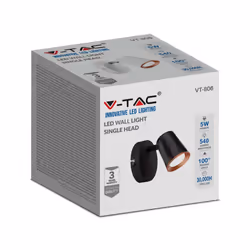 Lampada da parete a LED da 5 W 3000K BIANCO