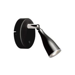 V-tac - VT-805 Lampada led 4,5W da parete nero orientabile con interruttore on/off da muro luce bianco caldo 3000K - sku 218676