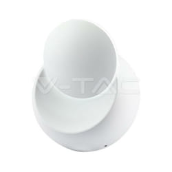V-tac - 5W lampade led da muro bridglux chip colore bianco corpo rotondo 4000K - Luce naturale