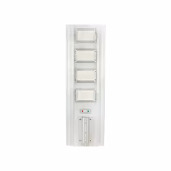 Armatura stradale V-TAC VT-40401ST con potenza di 400W luce bianco naturale 4000K , dotato di pannello solare da 50W , batter ...