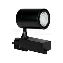 V-tac - 35W led faretto led da binario corpo nero 4000K - Luce naturale