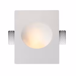 Portafaretto incasso scomparsa rettangolare in gesso V-TAC per lampadine attacco GU10 LED foro da255x215mm Mod. 6771 Portafar ...