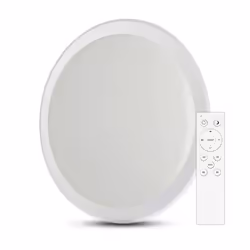 V-TAC Plafoniera LED 60W Telecomando CCT 3in1 Effetto Stellato 565x75mm Dimmerabile
