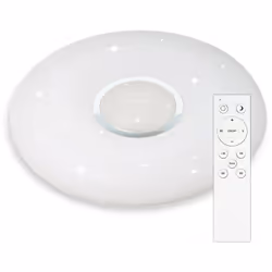V-TAC Plafoniera LED Rotonda 60W Telecomando CCT 3in1 Effetto Stellato d:493mm h:80mm Dimmerabile