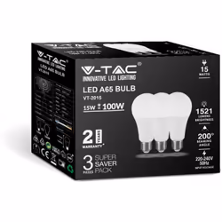 Specifiche Tecniche SKU 212819 Codice Famiglia VT-2015-3PC Marchio V-TAC Garanzia 2 anni Classe efficienza F Colore della Luc ...