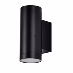 Lampada da parete V-tac 2xGU10 IP54 da esterno nero VT-11015-B - 2971 Struttura robusta e durevole in alluminio.Compatibile c ...