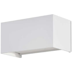 V-tac - VT-8125 Lampada led da parete 24W bianco satinato in alluminio luce soffusa 110° rettangolare da esterno IP65 luce bianco caldo 3000k sku 2975