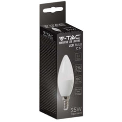 VT-2323 Lampadina led candela smd 2.9W E14 bianco freddo 6500K sku 2986 - V-tac