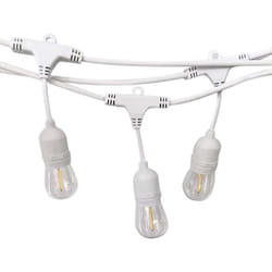 Sku7699 vt-713 - stringa led con spina euro e presa wp e27 ip44 corpo bianco