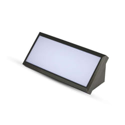 V-TAC Lampada LED da Muro Angolare 12W Colore Nero 4000K IP65, colore Nero