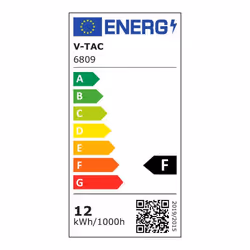 V-TAC Lampada LED da Muro Angolare 12W Colore Nero 6500K IP65, colore Nero - Vista aggiuntiva 4