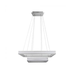 VT-101-2D lampadario led a sospensione a 2 rettangoli sospesi 113W in metallo colore bianco luce 3000k triac dimmerabile - 213986 - V-tac
