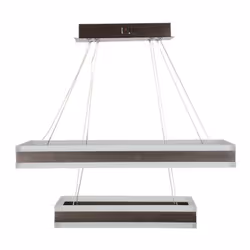 V-TAC Lampadari e Pendenti Lampadario LED a Sospensione con 2 Rettangoli 113W Metallo Caffè 3000K Dimmerabile. Acquistalo sub ...