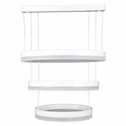 V-TAC Lampadari e Pendenti Lampadario LED a Sospensione con 3 Cerchi 86W in Metallo Colore Bianco 3000K Triac Dimmerabile. Ac ...