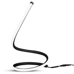 V-tac - Lampada led da Tavolo 12W Cavo di Alimentazione e Interruttore con Presa eu Colore Nero 3000K