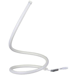 V-tac - VT-7312 Lampada led di design da tavolo 17W corpo bianco in alluminio e silicone luce bianco caldo 3000K alimentatore on/off - sku 2140321