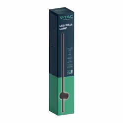 Lampada a parete a LED da 12W Black Body 4000K IP54