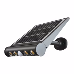 Luce led 4000K a parete da esterno con pannello solare