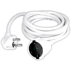 V-tac - Prolunga Elettrica Presa Schuko Spina Schuko da 3 Metri - Prolunga Cavo Elettrico per Casa, Ufficio, Negozio, Lavoro - Super Resistente