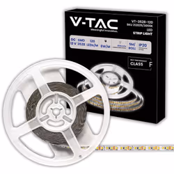 V-TAC Striscia Led da Interno 8W SMD 3528 - 5 Metri - Striscia LED Adesiva per Casa, Cucina, Camera, Ambienti Interni - Luce  ...
