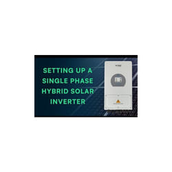 V-tac - deye inverter fotovoltaico ibrido on-grid / off-grid monofase 6KW per pannelli solari CEI-021 -11529 - SUN-6K-SG03LP1-EU