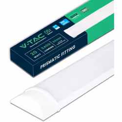 V-TAC Plafoniera LED Lineare da Soffitto 60 CM - 20W - Chip Samsung - Lampada Rettangolare 2050 Lumen IP20 per Parete, Garage ...
