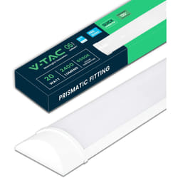 Plafoniera led Lineare da Soffitto 60 cm - 20W - Chip Samsung - Lampada Rettangolare 2050 Lumen IP20 per Parete, Garage, Negozio - Tubo led - Luce