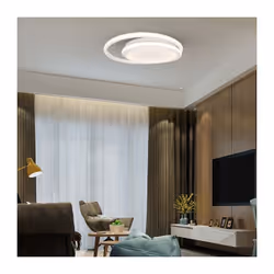 V-TAC VT-7761 Lampadario moderno led 38W da soffitto doppio cerchio LED Design luce 4000K diametro 450mm - 6921 Tecnologia LE ...