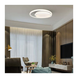 VT-7761 Lampadario led da soffitto rotondo bianco doppio cerchio 450mm 38W 4000K design moderno - sku 6921 - V-tac