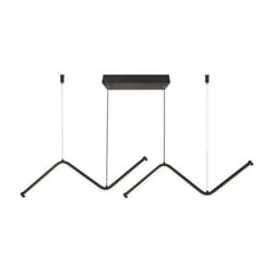 V-tac - Lampadario led a Sospensione 12W dal Design Moderno Colore Nero 4000K