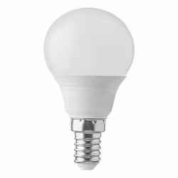 Lampada Chip LED Samsung SMD 6.5W E14 180 600LM bianco naturale 4000K. Forma Mini globo "P45" in materiale termoplastico (con ...