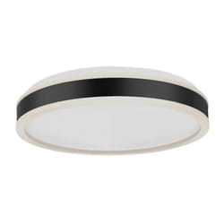 V-tac - Lampadario led con Montaggio a Plafone 24W Dimmerabile triac d: 450mm h: 62mm Colore Nero 4000K