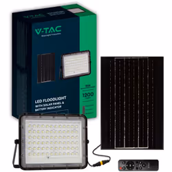V-Tac VT-120W SKU 7825 è un faro LED esterno con colore della luce bianco freddo 6400K di alta qualità con alimentazione sola ...
