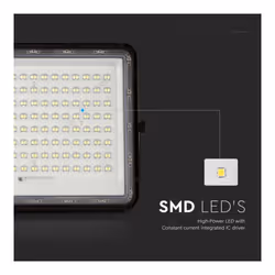 V-TAC Faro LED con Telecomando e Pannello Solare 20W 6400K IP65, colore Nero - Vista aggiuntiva 2