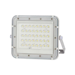 V-TAC Faro LED con Telecomando e Pannello Solare 10W 4000K IP65, colore Bianco