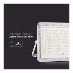V-TAC Faro LED con Telecomando e Pannello Solare 20W 4000K IP65, colore Bianco - Vista aggiuntiva 2