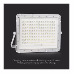 V-TAC Faro LED con Telecomando e Pannello Solare 20W 4000K IP65, colore Bianco - Vista aggiuntiva 3