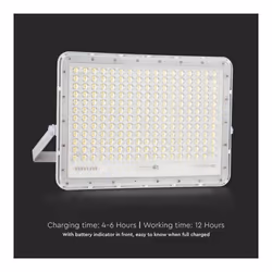 V-TAC Faro LED con Telecomando e Pannello Solare 30W 6400K IP65, colore Bianco - Vista aggiuntiva 3