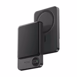 10000 mAh 9mm Ultra sottile mega mega in alluminio in alluminio magnetico Power Bank wireless Spazio di carica rapida grigio