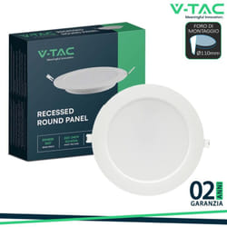 6W led backlit mini pannello rotondo 6500K - Luce fredda
