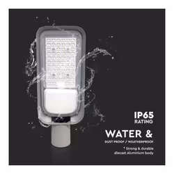 V-TAC Armatura Stradale LED 50W Colore Grigio 4000K IP65, colore Grigio - Vista aggiuntiva 3
