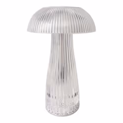 V-TAC Lampade da Tavolo Lampada LED da Tavolo 1W Colore Bianco Trasparente Ricaricabile con USB C Touch Dimmerabile 3in1. Acq ...
