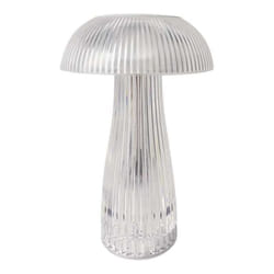 V-tac - Lampada led da Tavolo 1W Colore Bianco Trasparente Ricaricabile con usb c Touch Dimmerabile 3in1