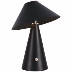 V-TAC Lampada LED da Tavolo 3W Colore: Nero Materiale: Metallo Funzione: Ricaricabile con USB-C Tipo di Controllo: Touch dimm ...