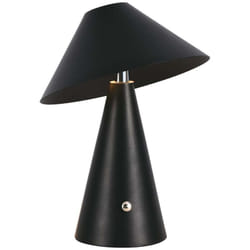 V-tac - Lampada led da Tavolo 3W ricaricabile usb c Touch Dimmerabile 3in1 in metallo nero - 7947